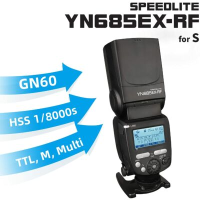 Yongnuo Speedlite YN685EX-RF Sony rendszervaku beépített TTL kioldóval